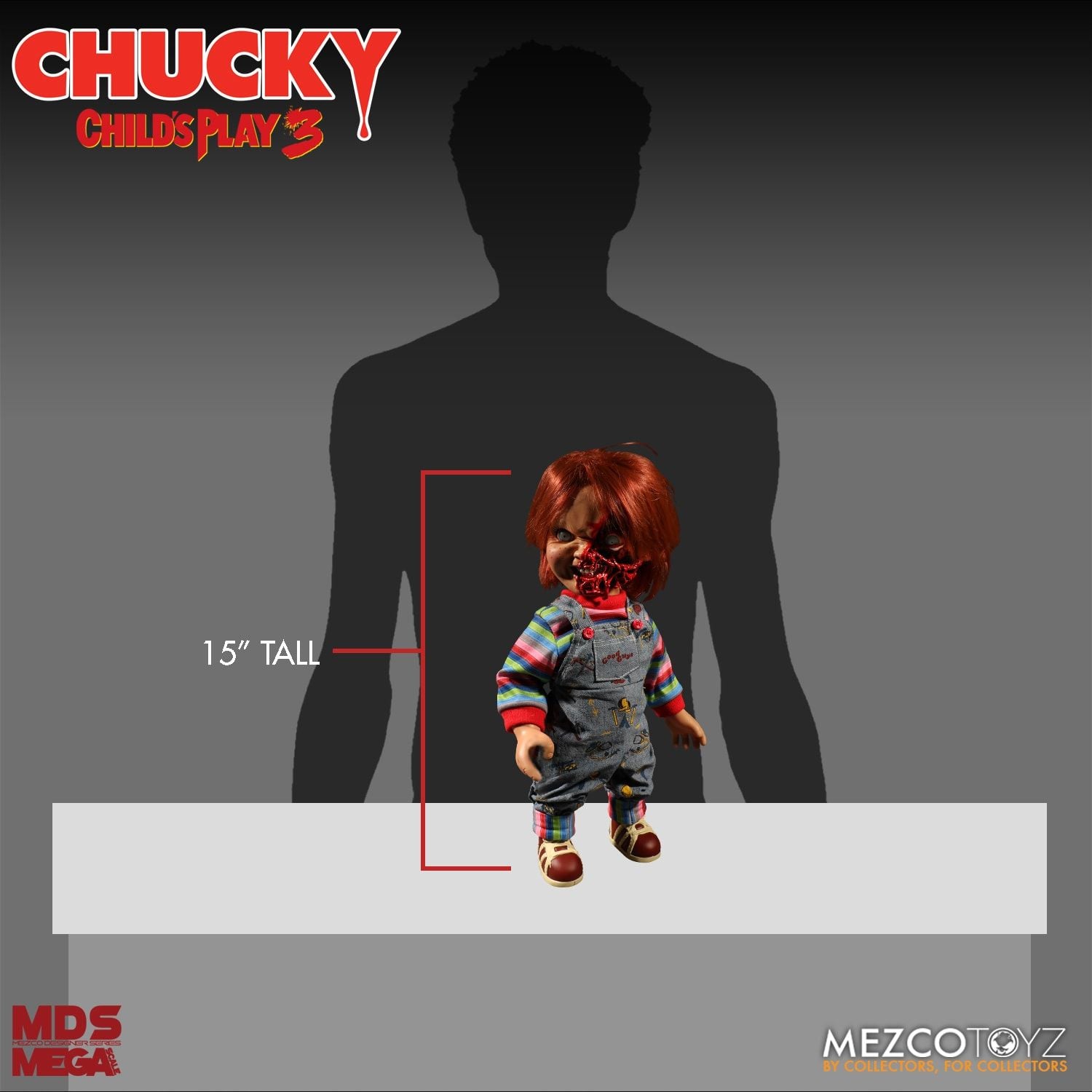 Child's Play 3: Talking Pizza Face Chucky by Mezco - Collectors Row Inc.
