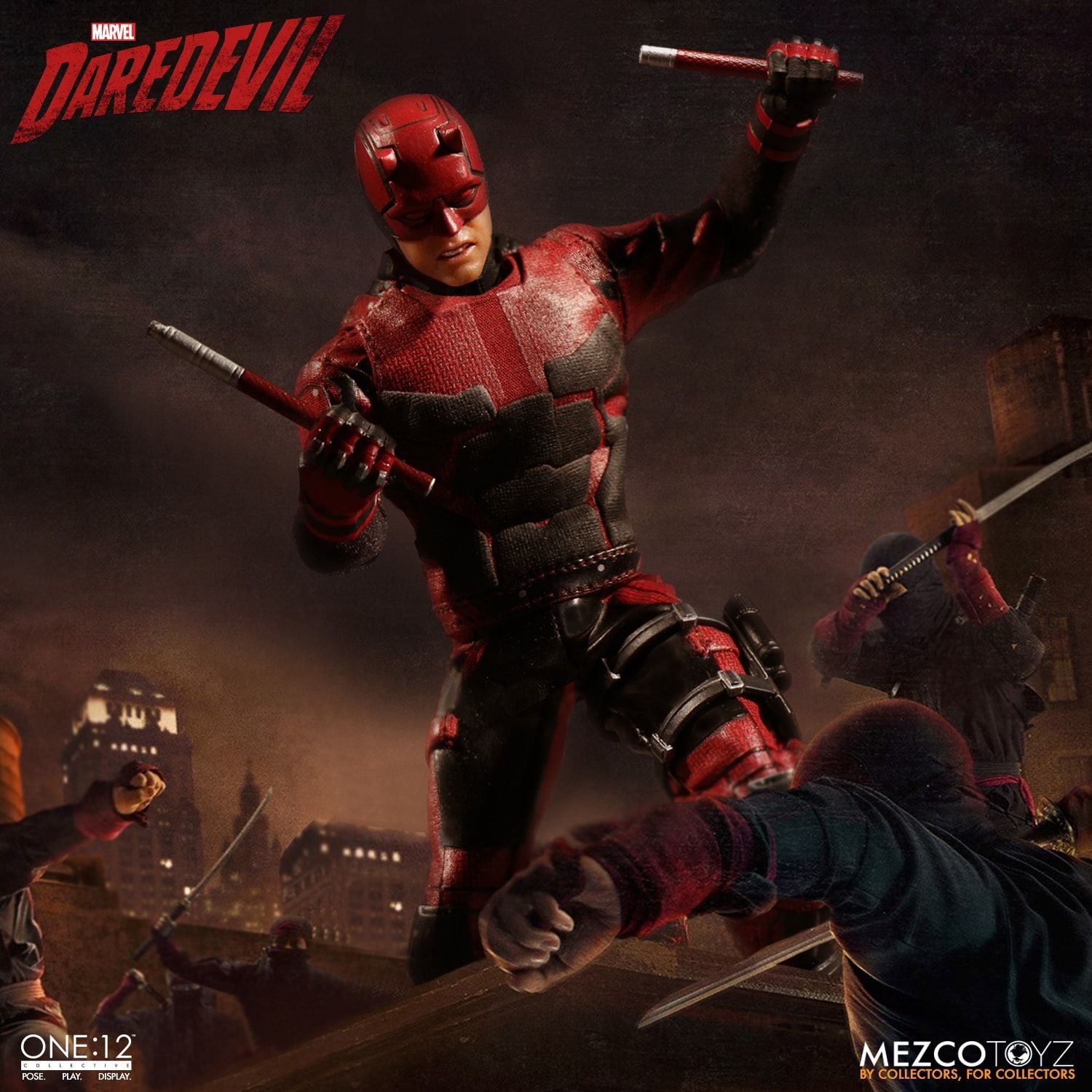 Mezco One:12 Collective Daredevil Marvel Netflix Action Figure - Collectors Row Inc.