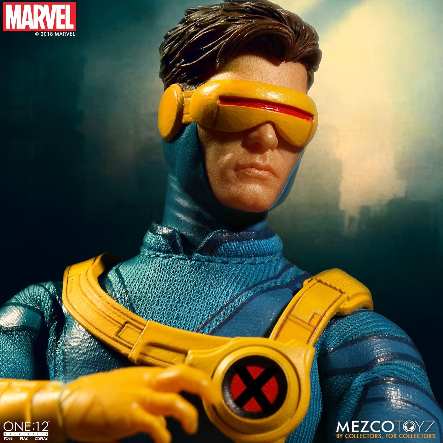 Mezco X-Men Cyclops Light Up One: 12 Collective: Marvel Action Figure - Collectors Row Inc.
