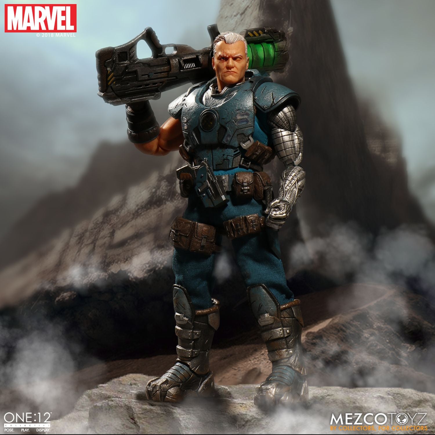 Mezco Cable X-Men One: 12 Collective Marvel Comics Action Figure - Collectors Row Inc.