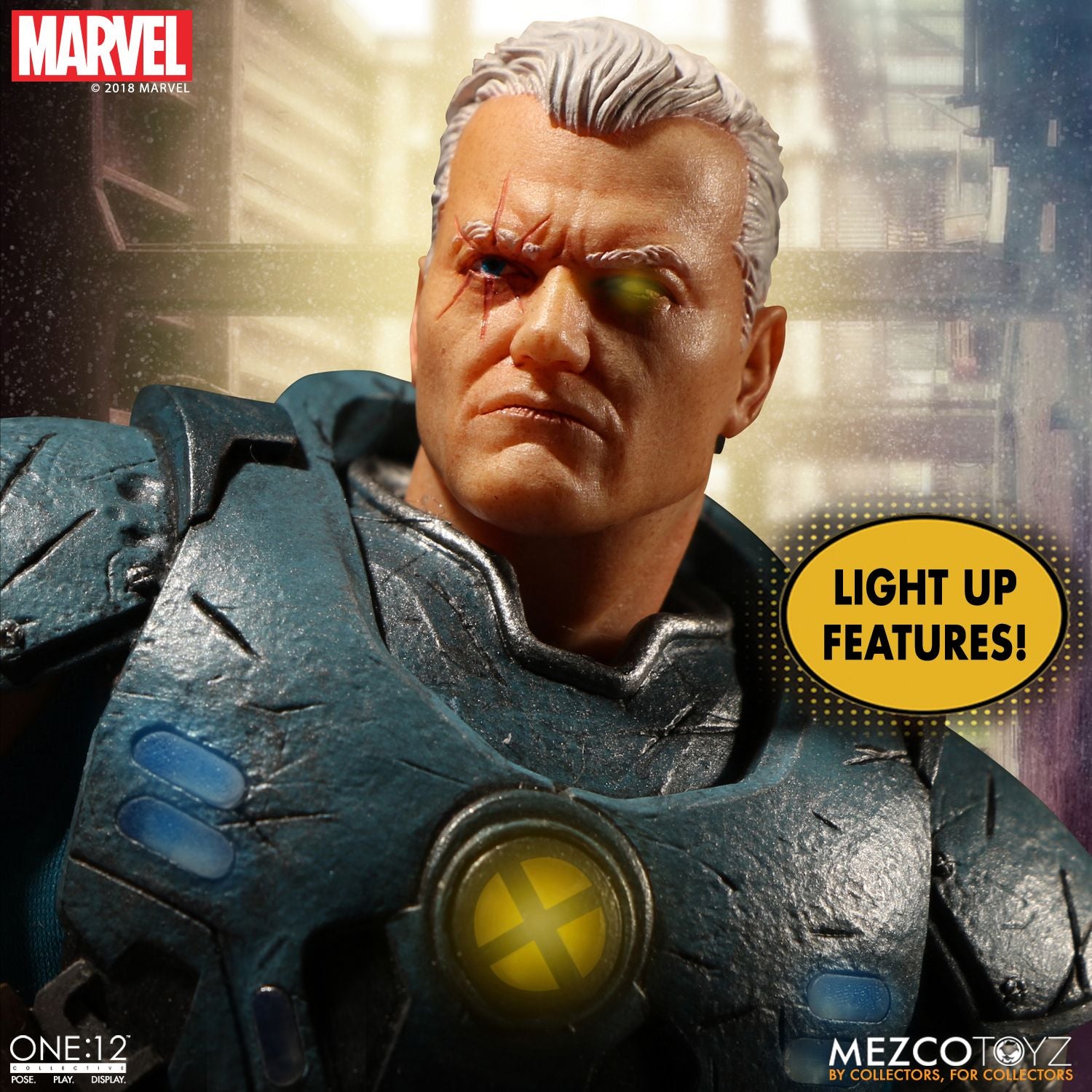 Mezco Cable X-Men One: 12 Collective Marvel Comics Action Figure - Collectors Row Inc.