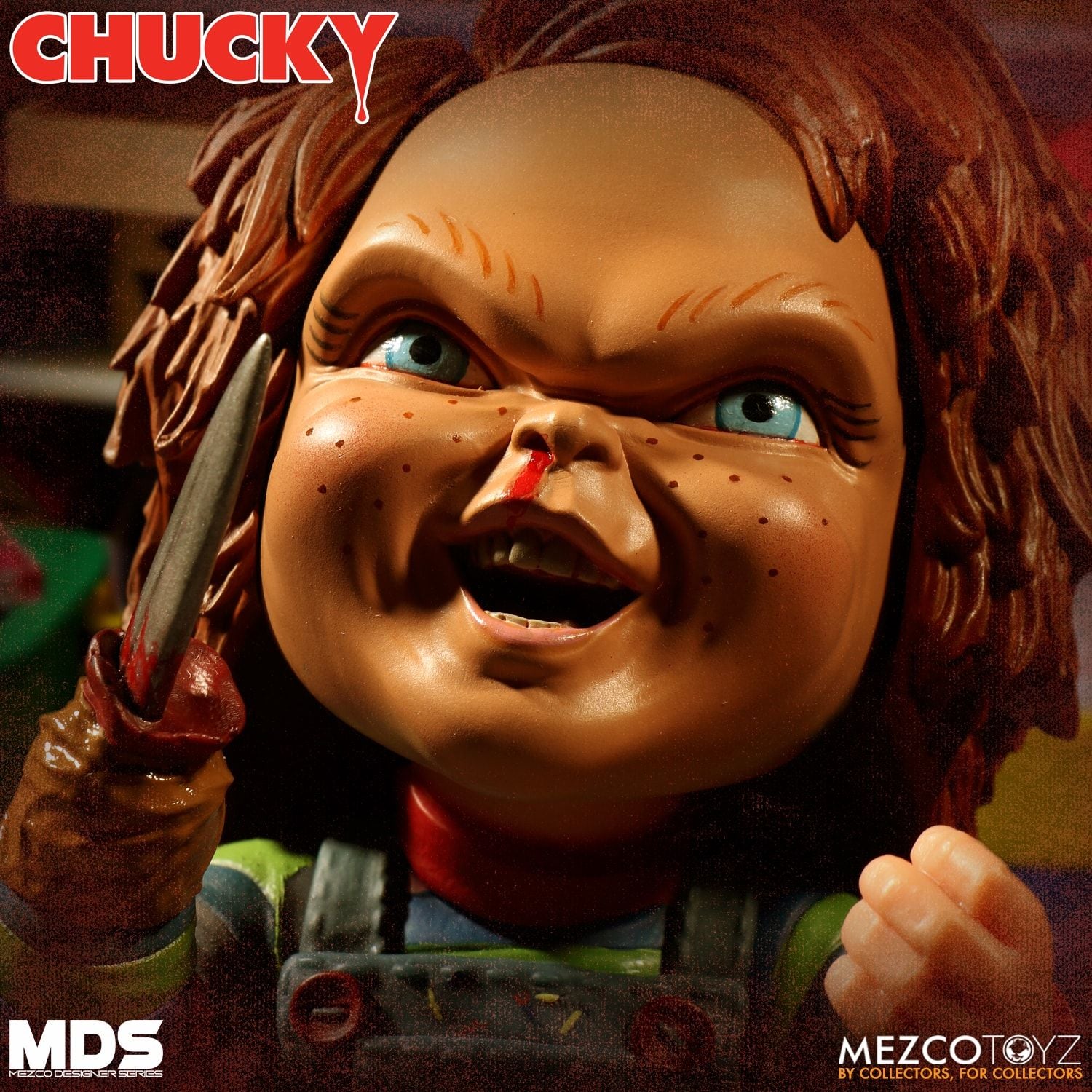 Mezco Chucky Designer Series Deluxe MDS Childs Play Action Figure - Collectors Row Inc.