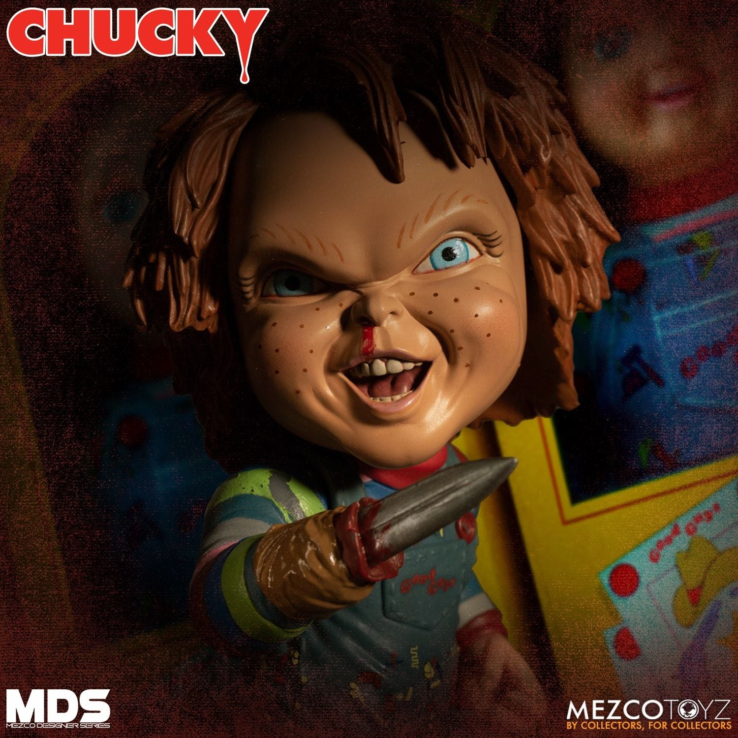Mezco Chucky Designer Series Deluxe MDS Childs Play Action Figure - Collectors Row Inc.
