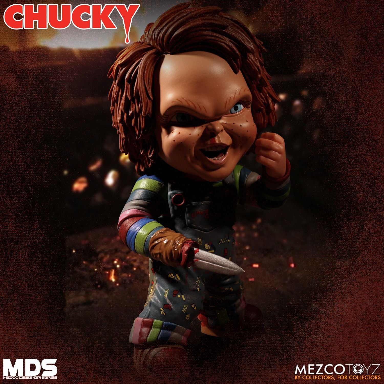 Mezco Chucky Designer Series Deluxe MDS Childs Play Action Figure - Collectors Row Inc.