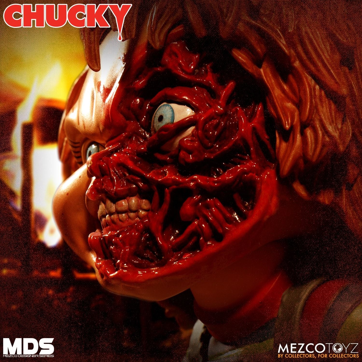 Mezco Chucky Designer Series Deluxe MDS Childs Play Action Figure - Collectors Row Inc.