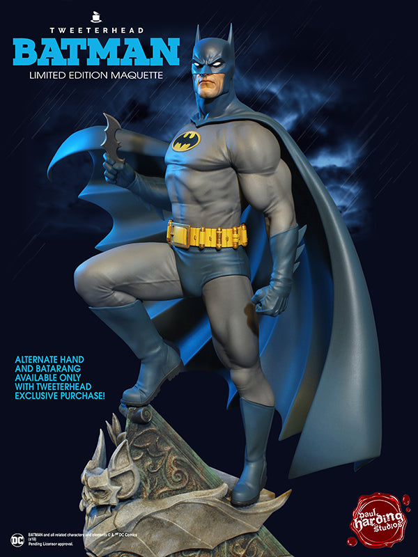 Tweeterhead Batman Super Powers Maquette DC Comics EXCLUSIVE Statue - Collectors Row Inc.