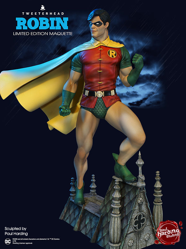 アメコミ ROBIN MAQUETTE Limited editimn DC Comics Super Powers Robin Maquette by Tweeterhead