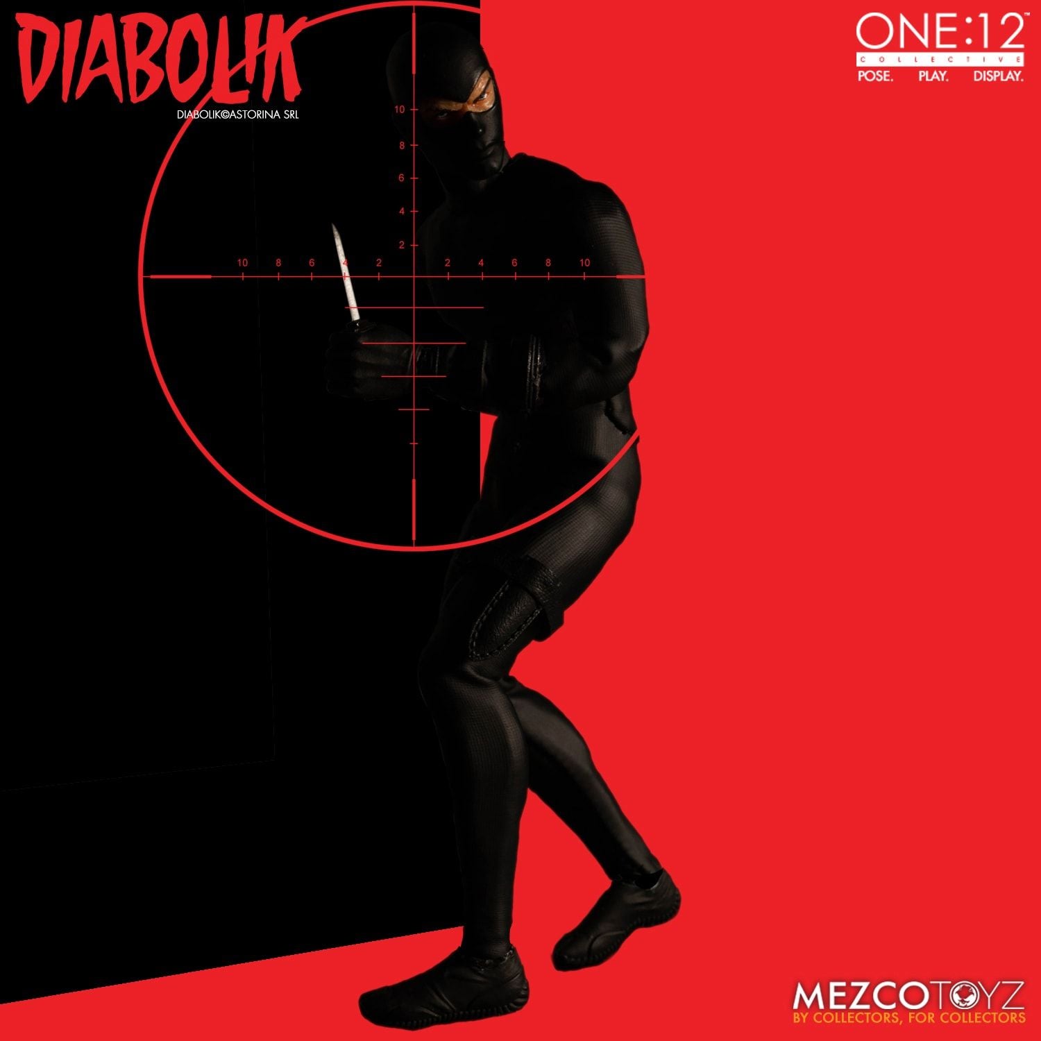 Mezco One:12 Collective Diabolik Action Figure Fumetti Neri Comics - Collectors Row Inc.