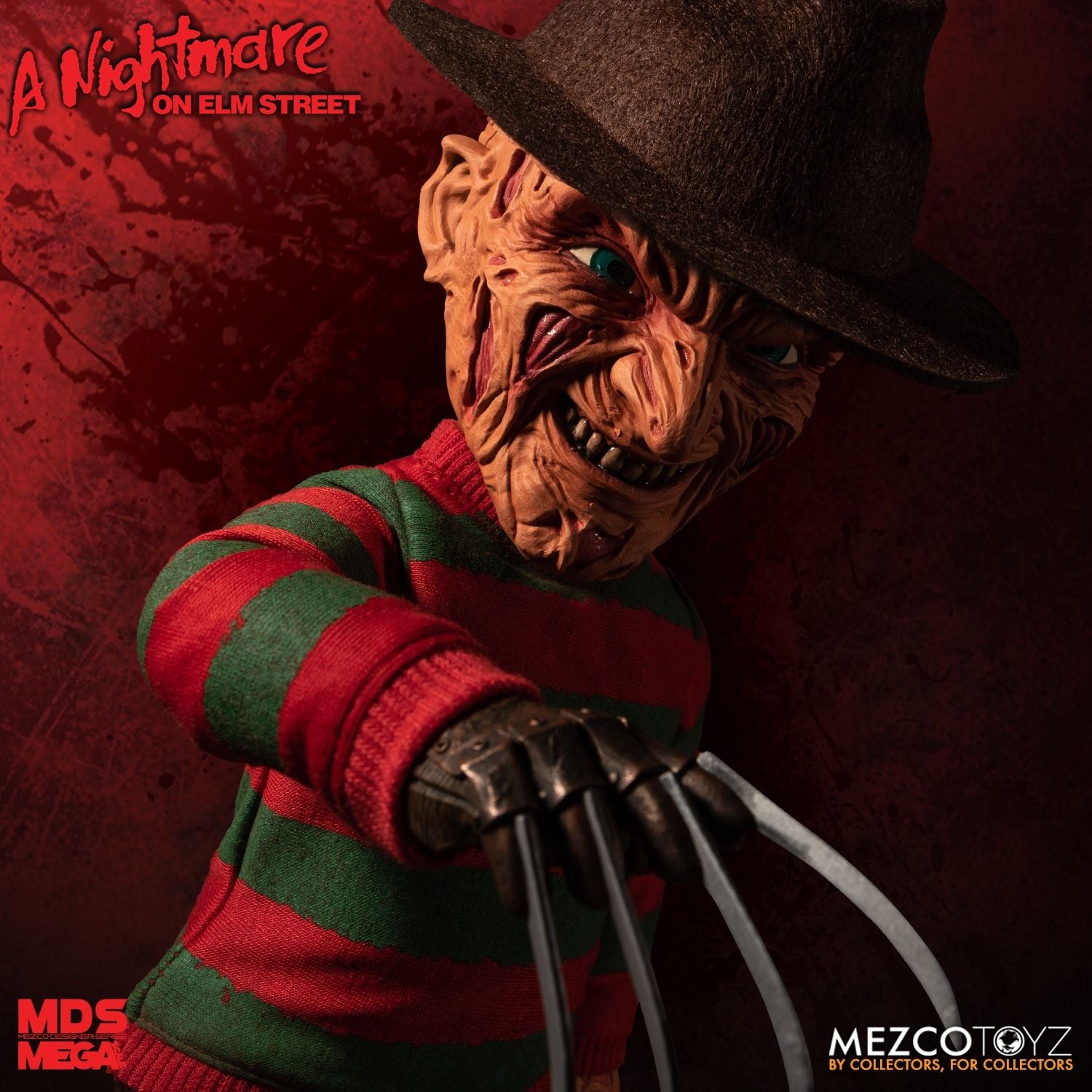 Mezco Freddy Krueger A Nightmare on Elm Street: 15&quot; Mega Scale Talking Figure - Collectors Row Inc.