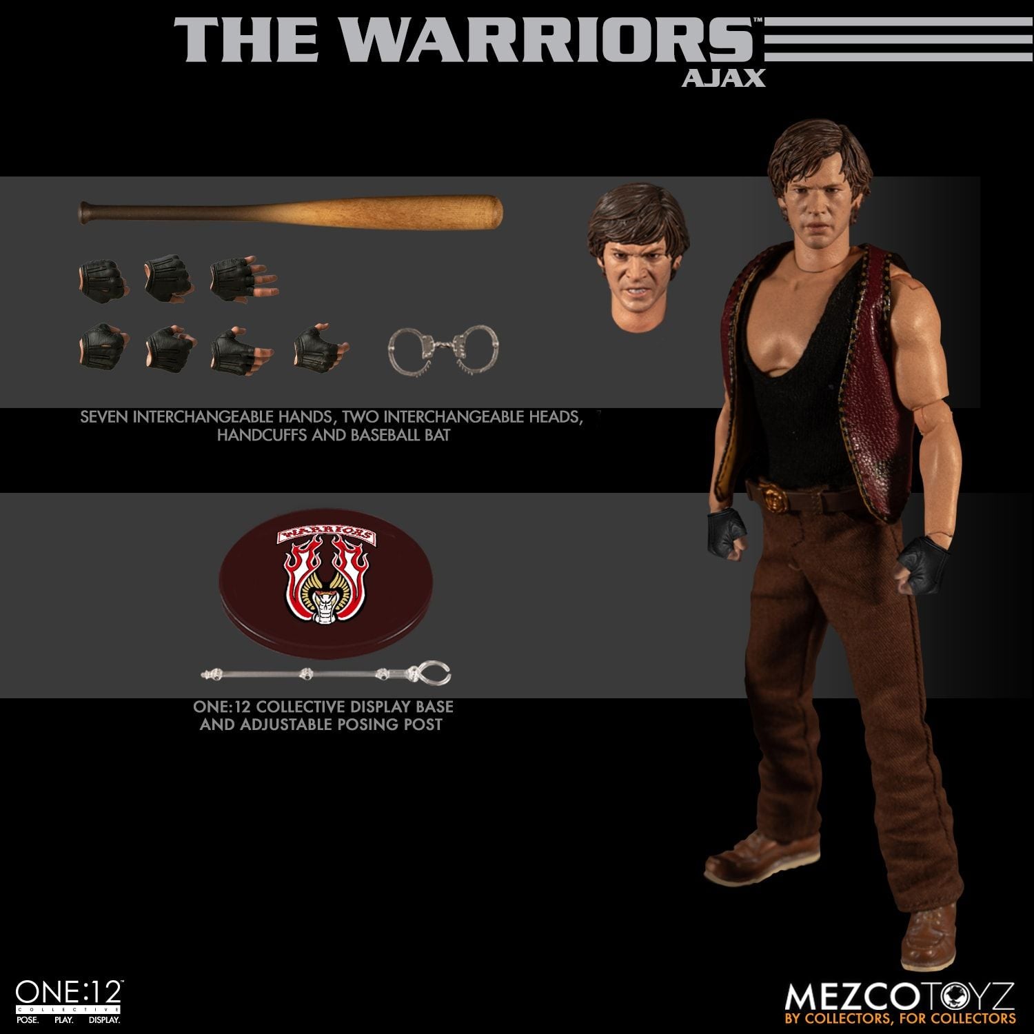 Mezco Warriors One:12 Collective Action Figure Set wit Collectible Tin Case - Collectors Row Inc.