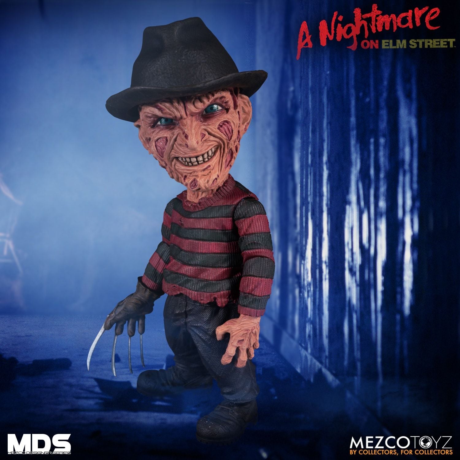 Mezco Freddy Krueger A Nightmare on Elm Street 3: Dream Warriors Designer Series MDS Action Figure - Collectors Row Inc.