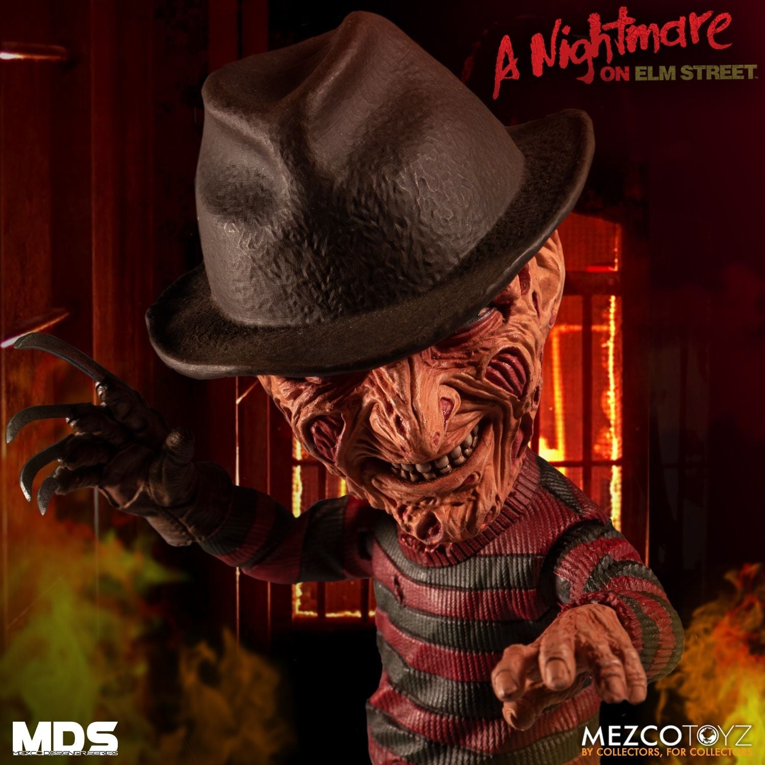 Mezco Freddy Krueger A Nightmare on Elm Street 3: Dream Warriors Designer Series MDS Action Figure - Collectors Row Inc.