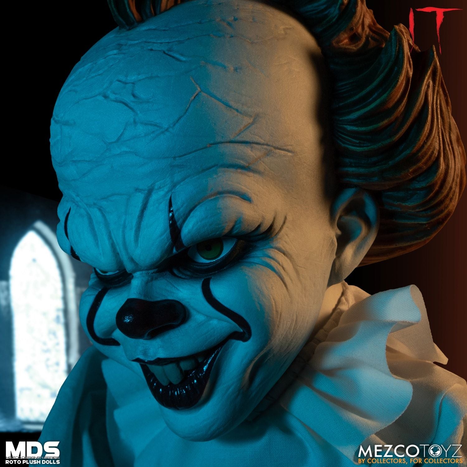 Mezco IT Pennywise Roto Plush Designer Series Figure MDS Doll - Collectors Row Inc.