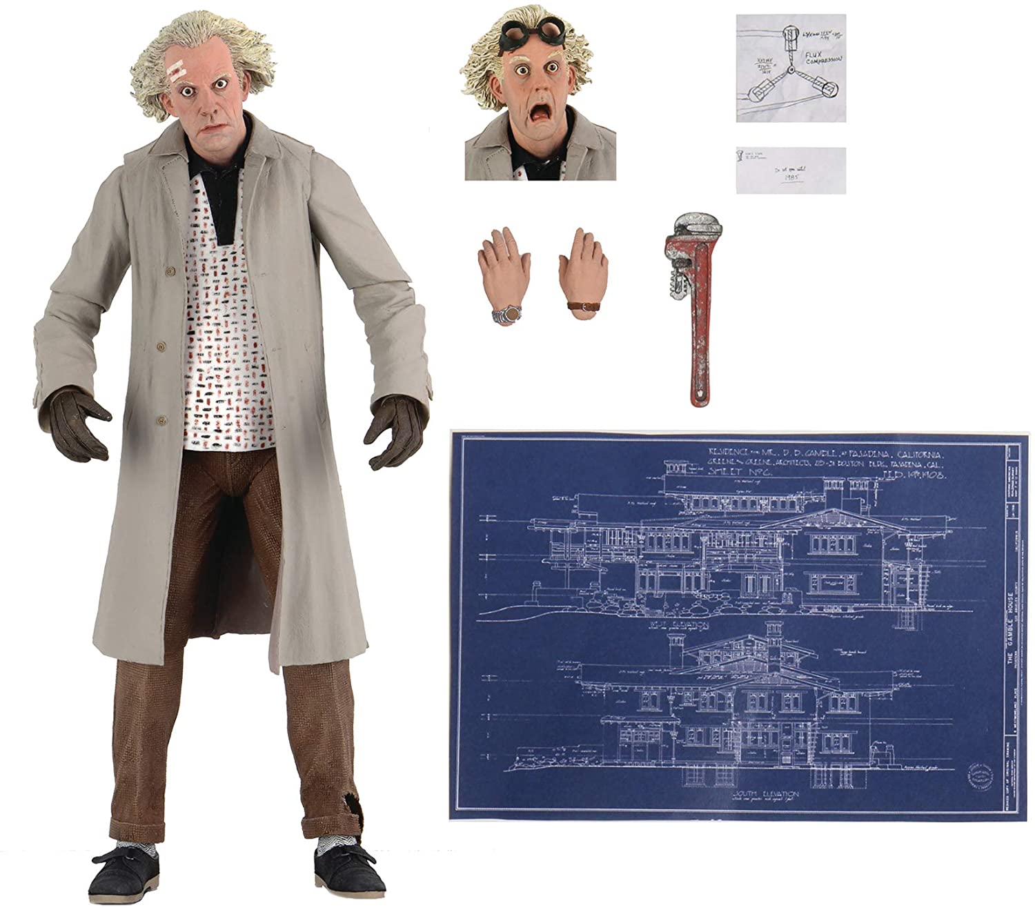 Back to the Future - 7&quot; Scale Action Figure – Ultimate Doc Brown