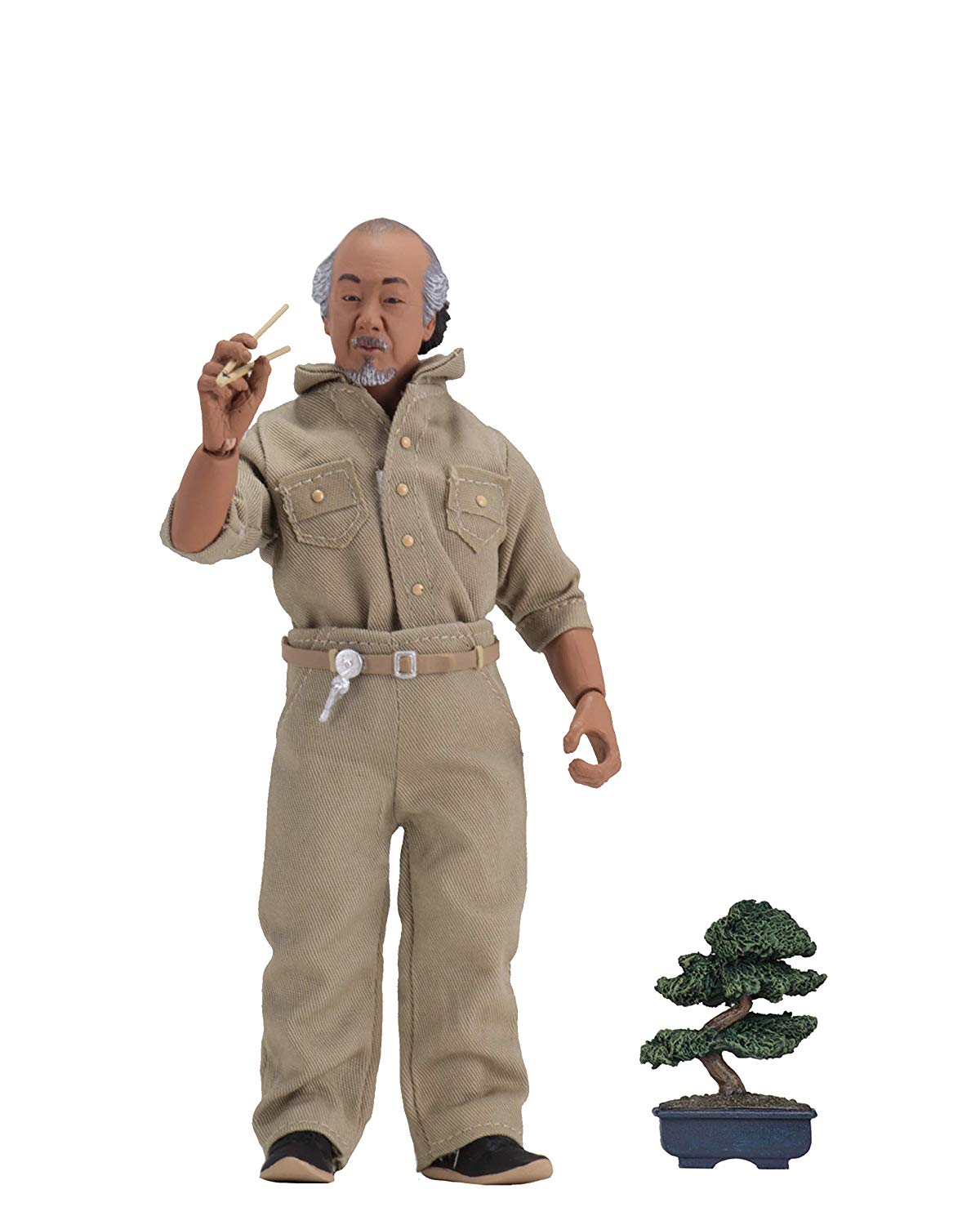 NECA - Karate Kid (1984) - Mr. Miyagi - 8" Clothed Action Figure - Collectors Row Inc.