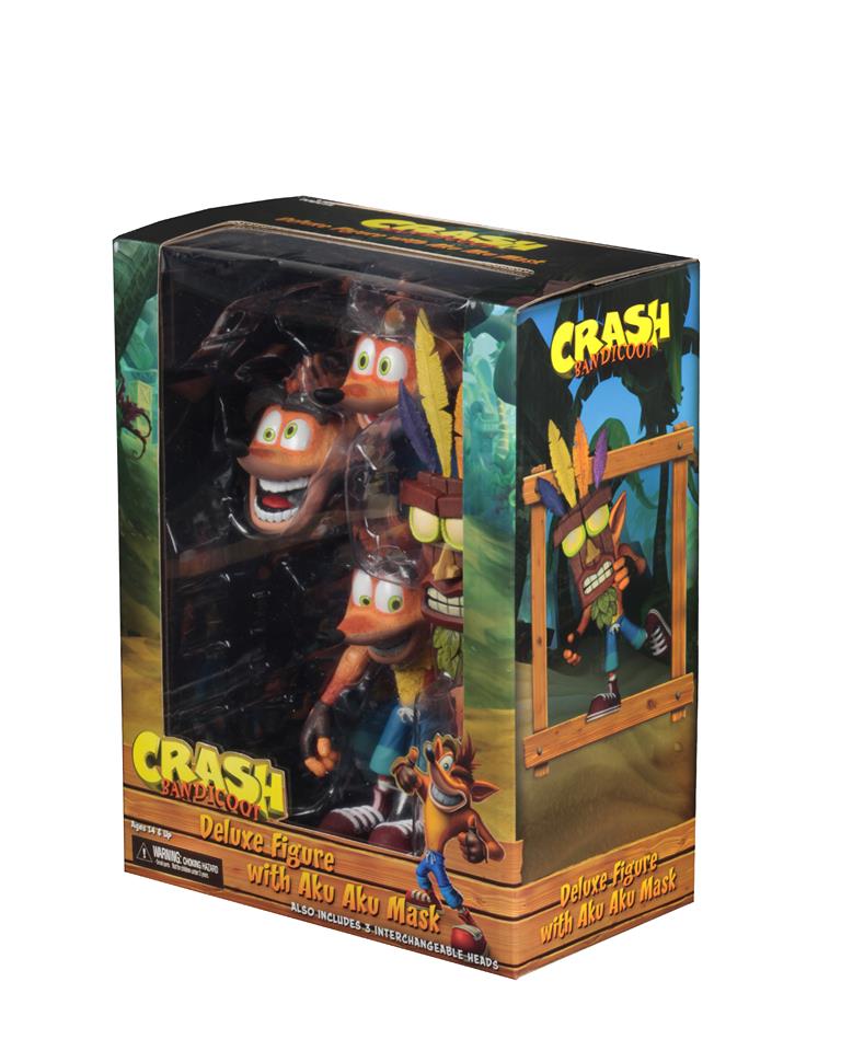 NECA - Crash Bandicoot - 7" Scale Action Figure- Ultra Deluxe Crash - Collectors Row Inc.