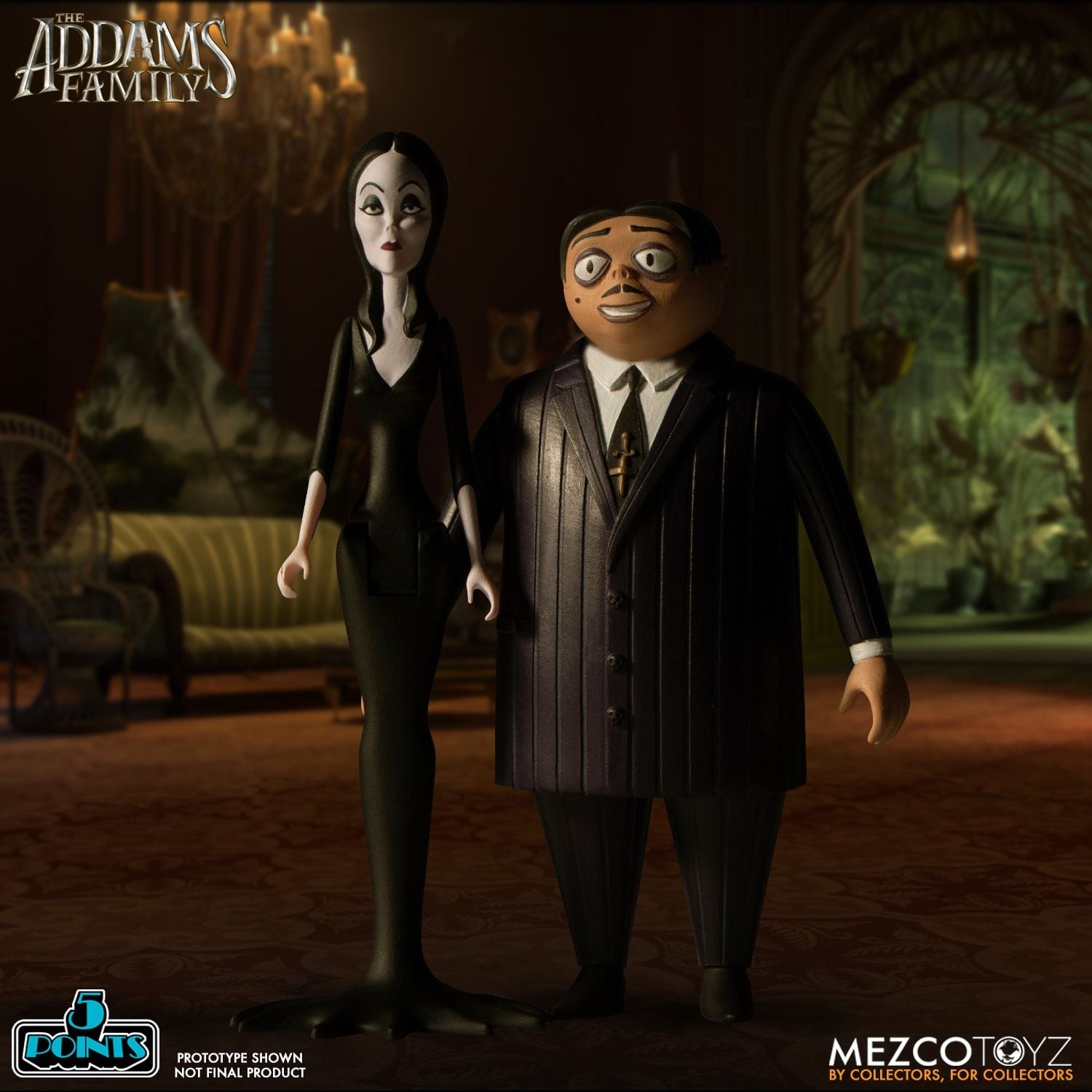 Mezco The Addams Family Set of 4 (8 Characters) by 5 Point - Collectors Row Inc.