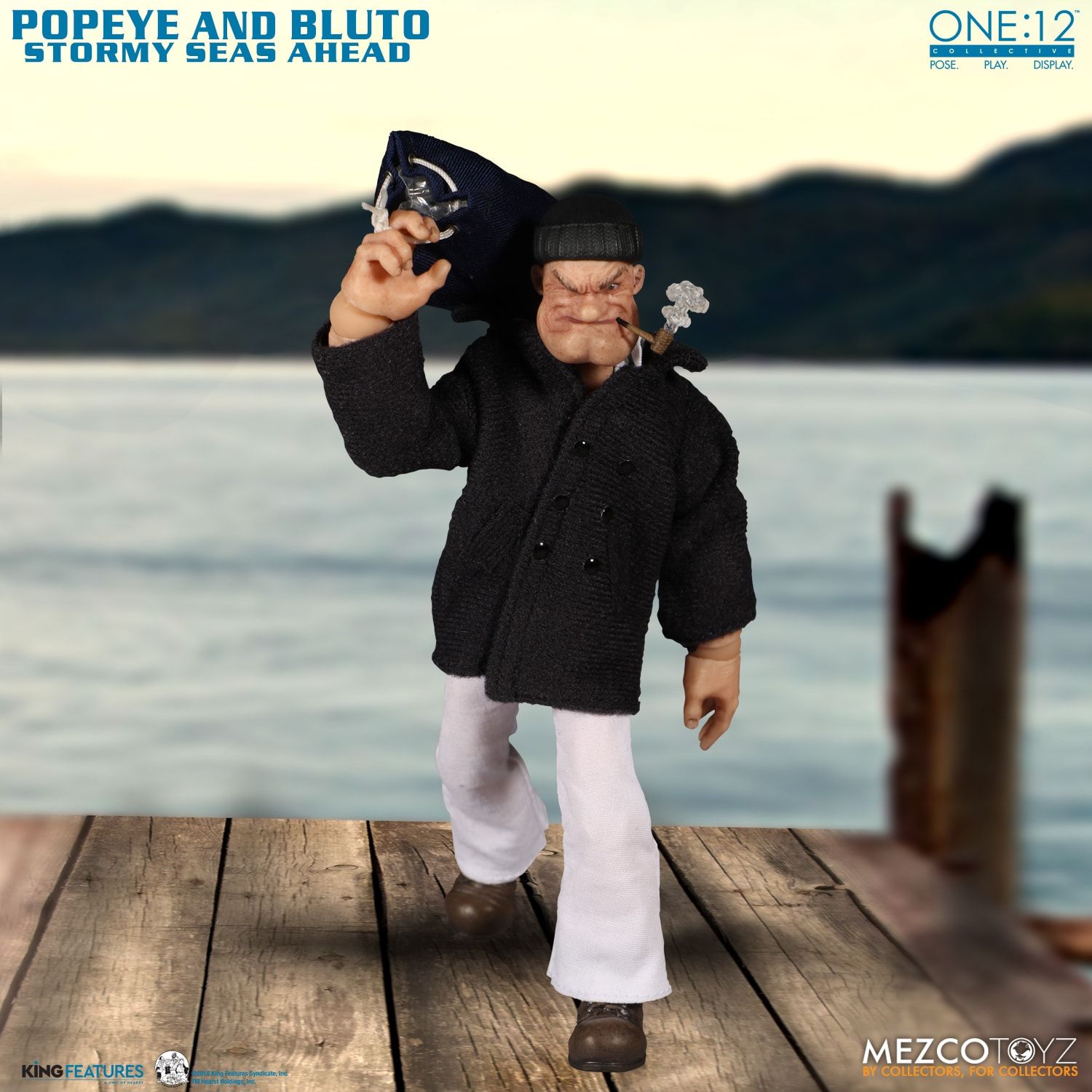 Mezco One:12 Popeye &amp; Bluto - Stormy Seas Ahead Deluxe Boxed Set - Collectors Row Inc.