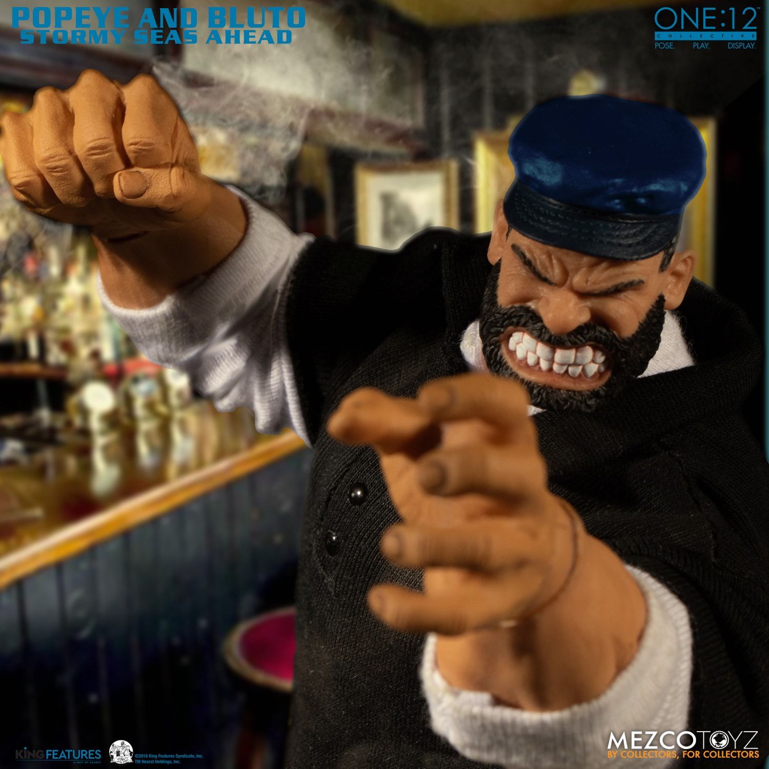 Mezco One:12 Popeye &amp; Bluto - Stormy Seas Ahead Deluxe Boxed Set - Collectors Row Inc.