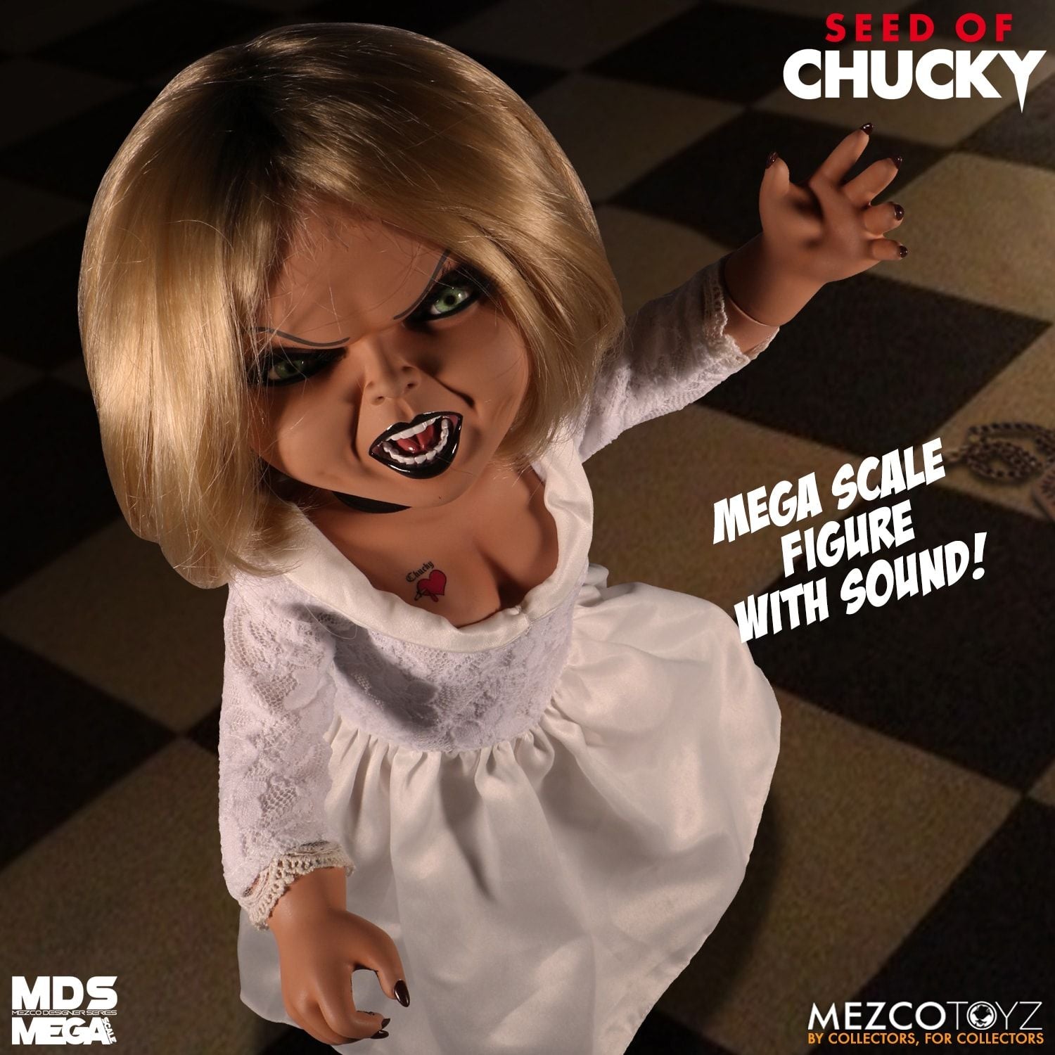 Seed of Chucky Talking Tiffany Mega Scale Action Figure - Collectors Row Inc.