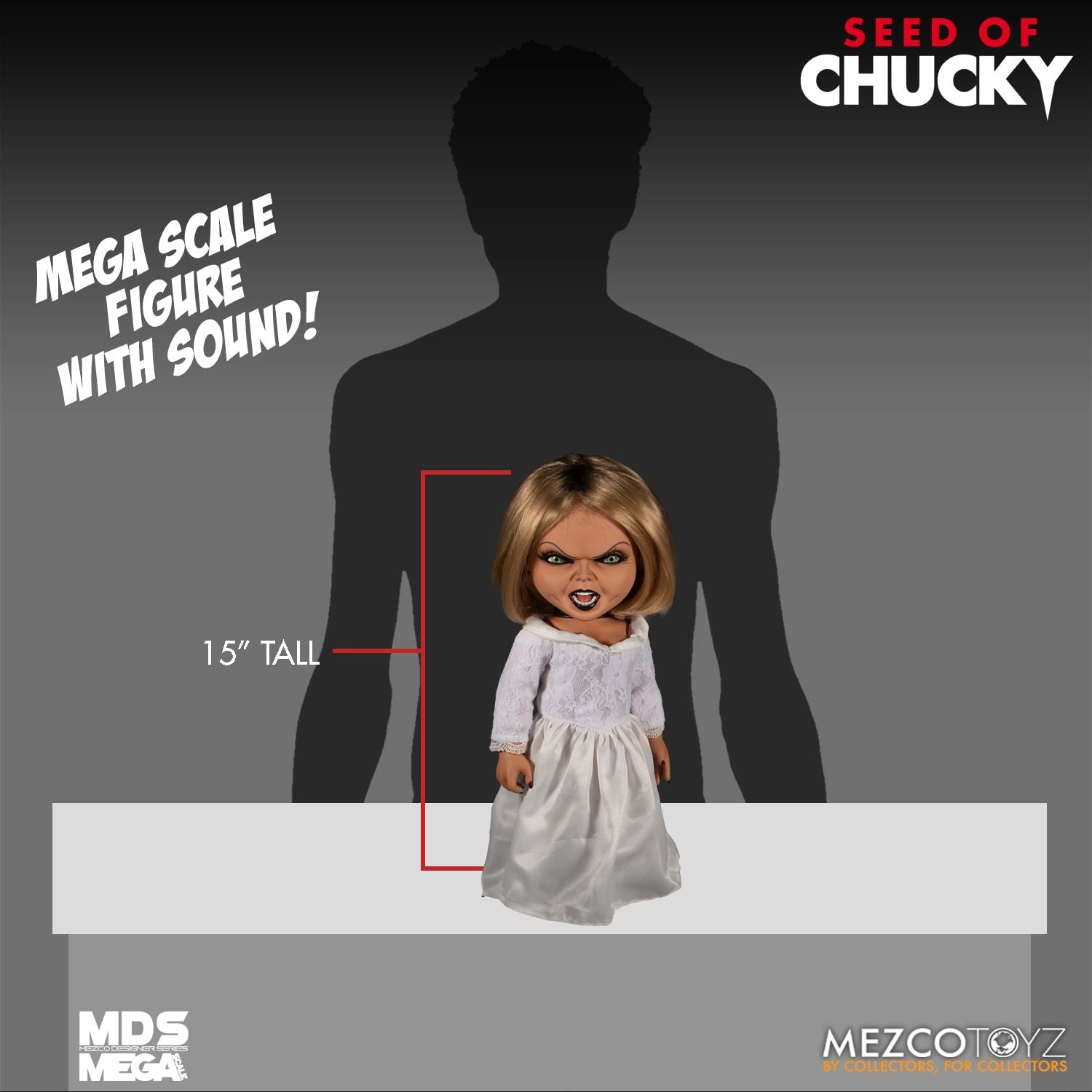 Seed of Chucky Talking Tiffany Mega Scale Action Figure - Collectors Row Inc.