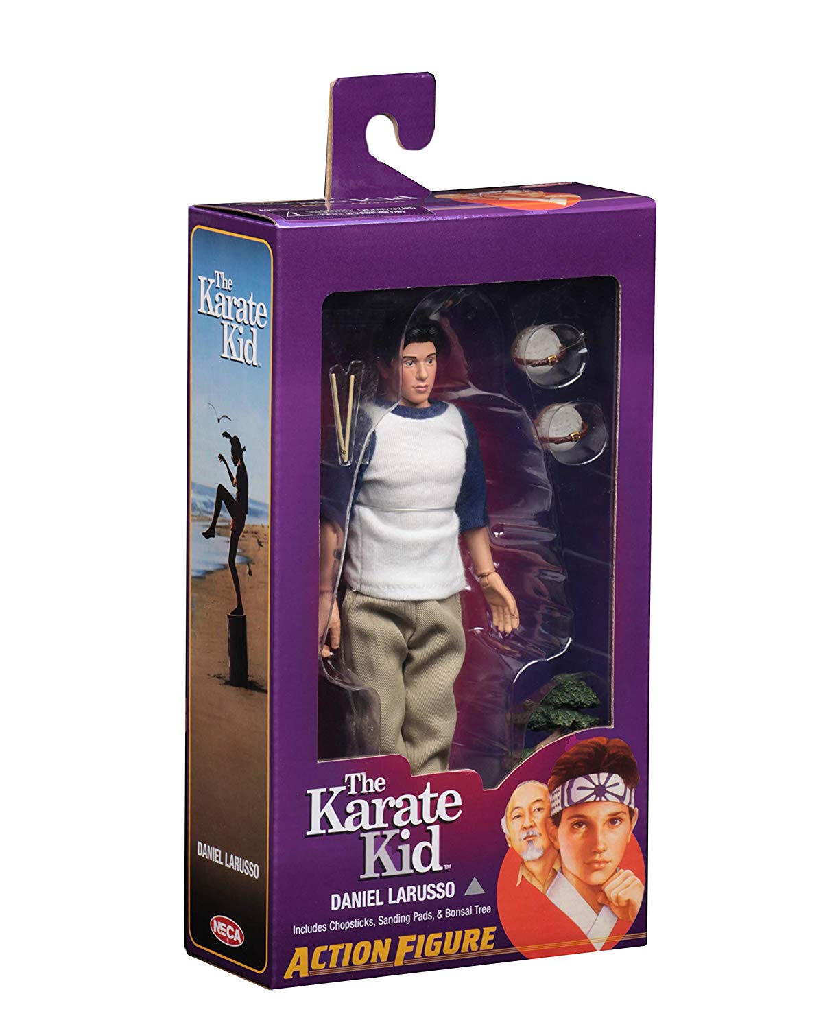 NECA - Karate Kid (1984) - Daniel LaRusso - 8" Clothed Action Figure - Collectors Row Inc.