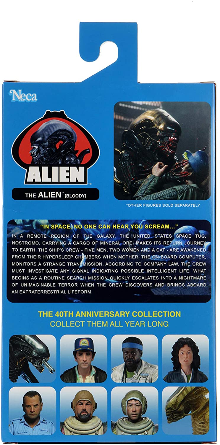 NECA - Alien – Bloody Xenomorph – 40th Anniversary