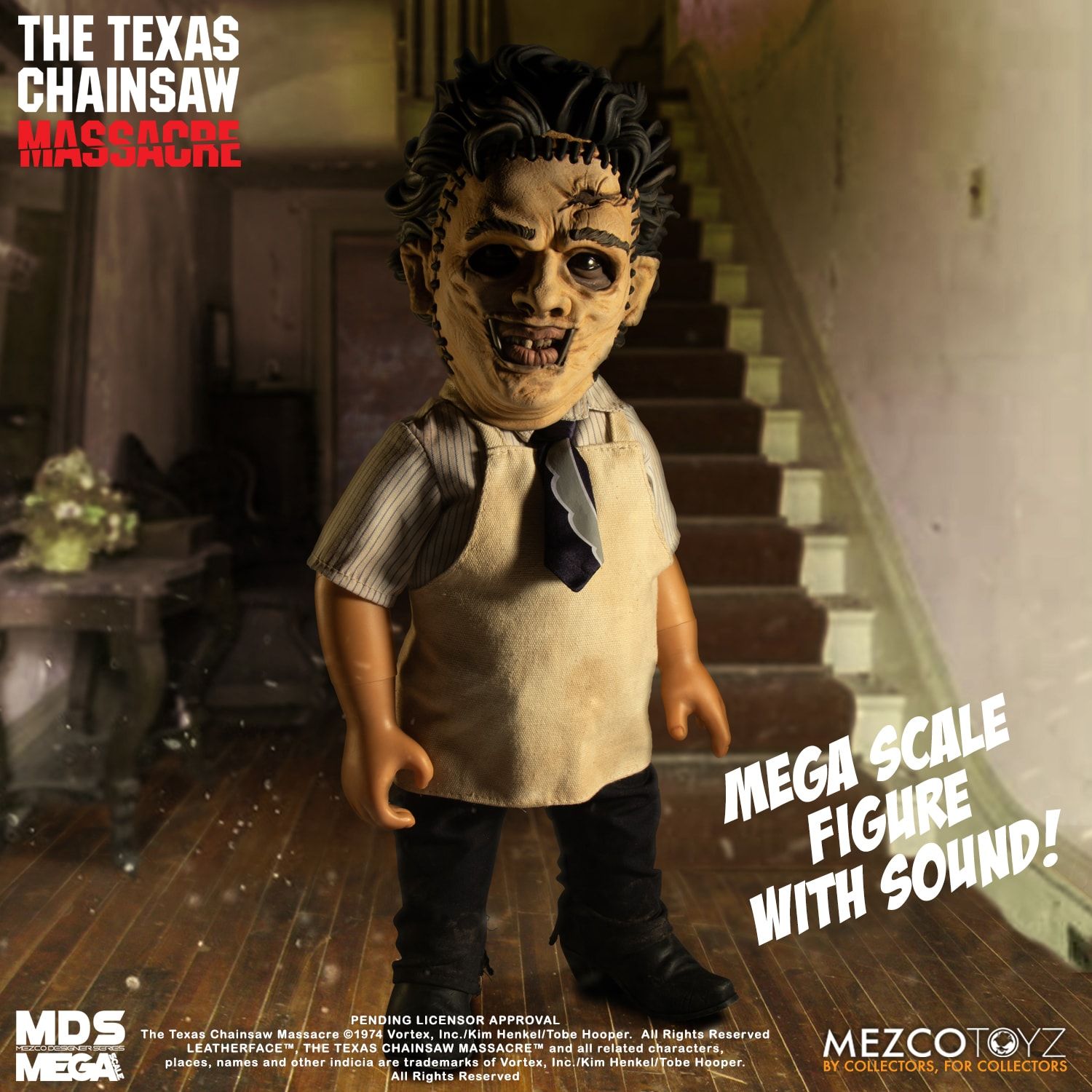 The Texas Chainsaw Massacre 1974 Leatherface MDS Mega Scale Figure with Sound