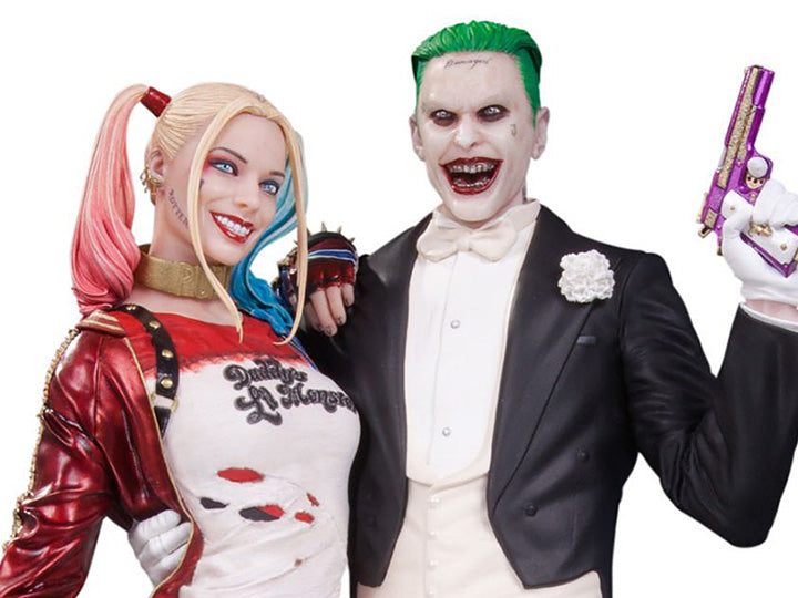 DC Collectibles Suicide Squad Movie: The Joker and Harley Quinn Statue - Collectors Row Inc.