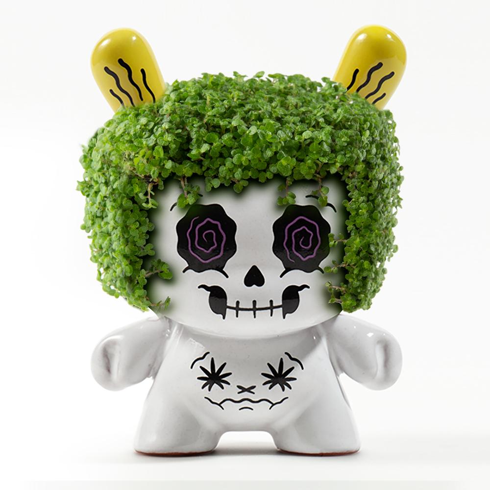 Kidrobot Buzzkill Chia Dunny by Kronk - White Edition - Collectors Row Inc.