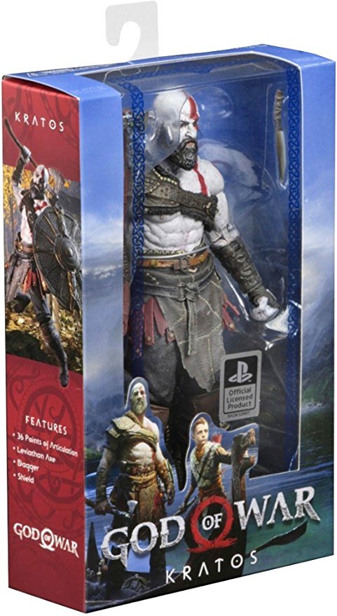 NECA Kratos God of War (2018) – 7″ Scale Action Figure - Collectors Row Inc.