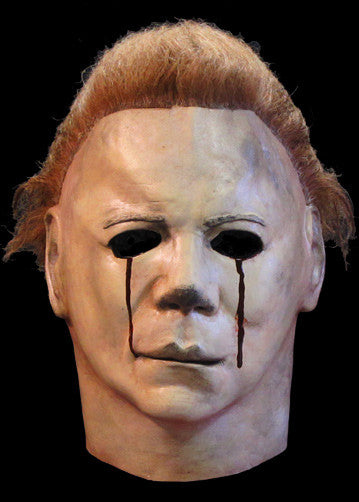 Halloween II Micheal Myers Blood Tears Deluxe Mask by Trick or Treat Studios - Collectors Row Inc.