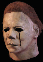 Halloween II Micheal Myers Blood Tears Deluxe Mask by Trick or Treat Studios - Collectors Row Inc.