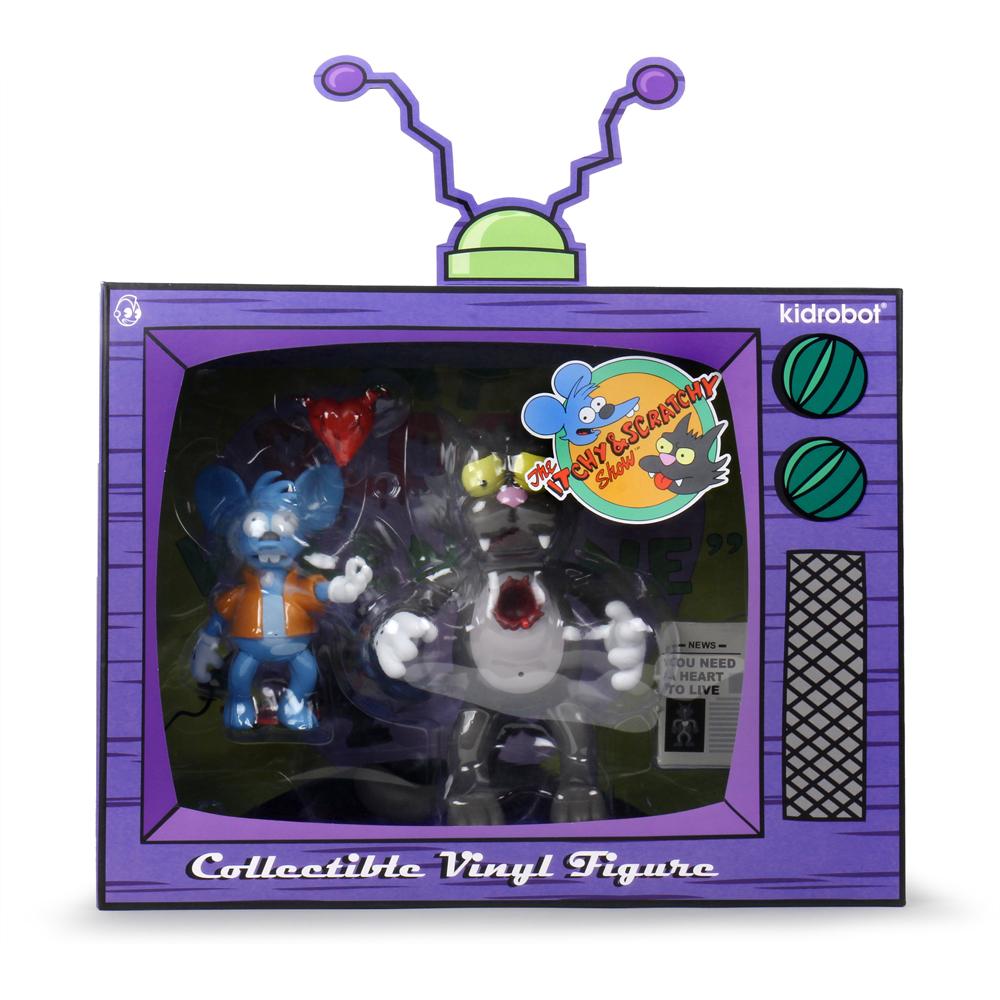 The Simpsons Itchy &amp; Scratchy Medium Vinyl Figures