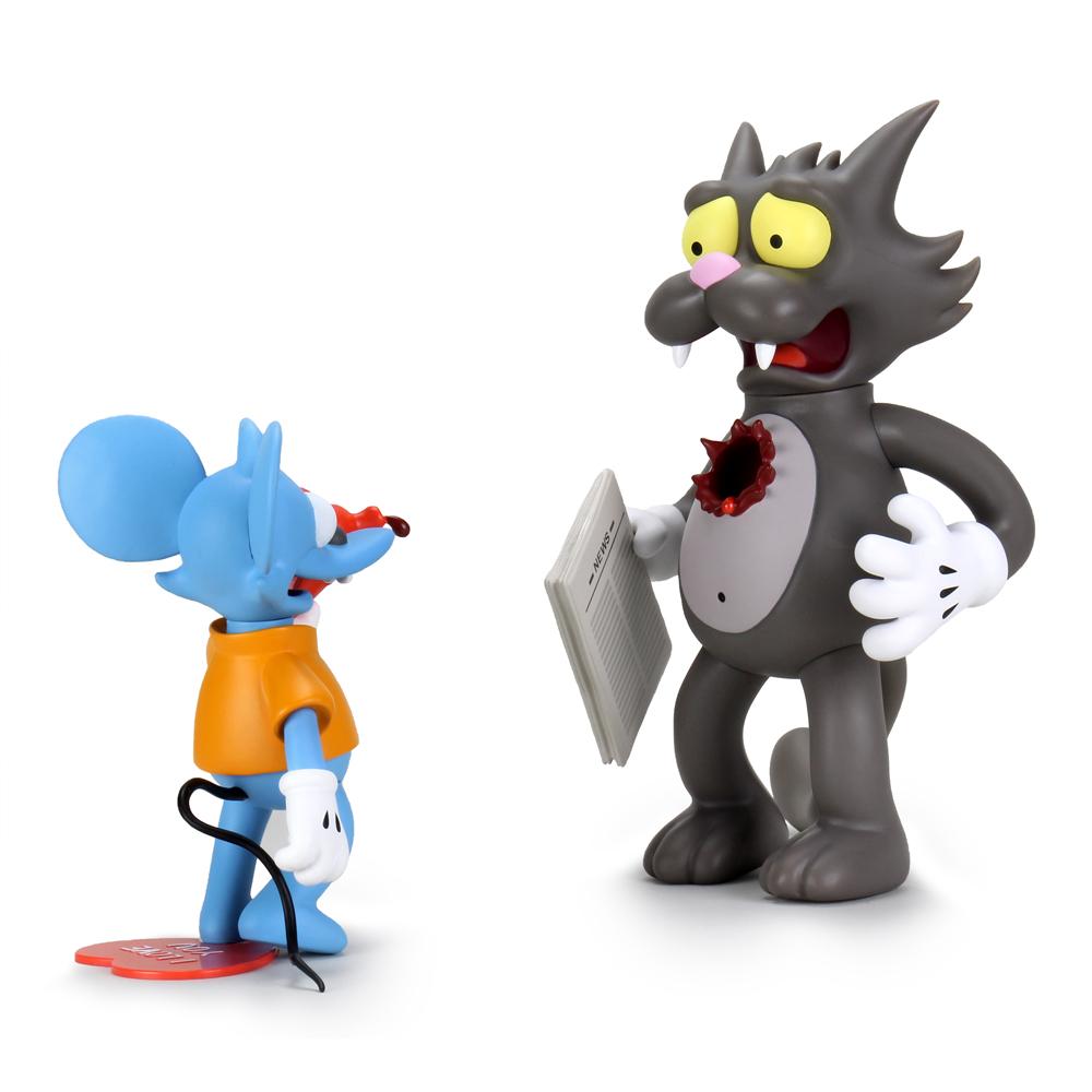The Simpsons Itchy &amp; Scratchy Medium Vinyl Figures