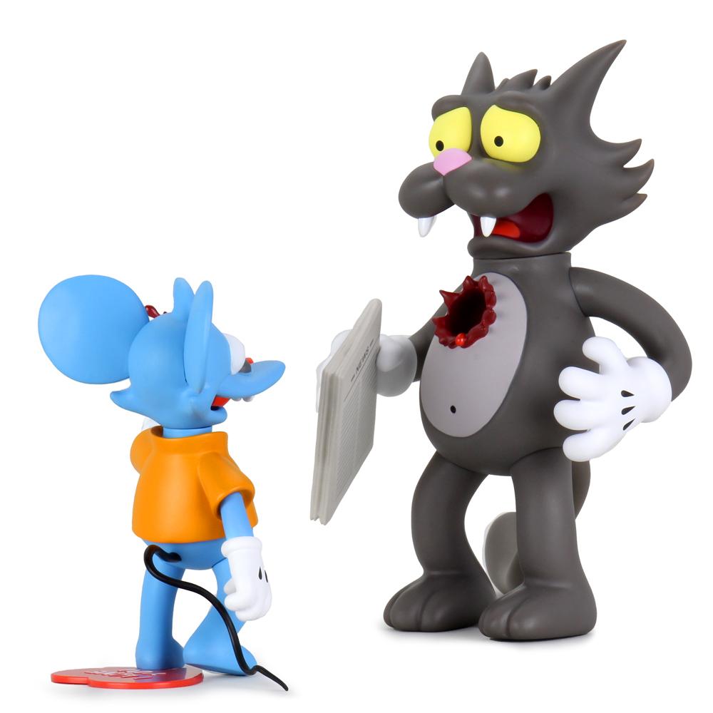 The Simpsons Itchy &amp; Scratchy Medium Vinyl Figures