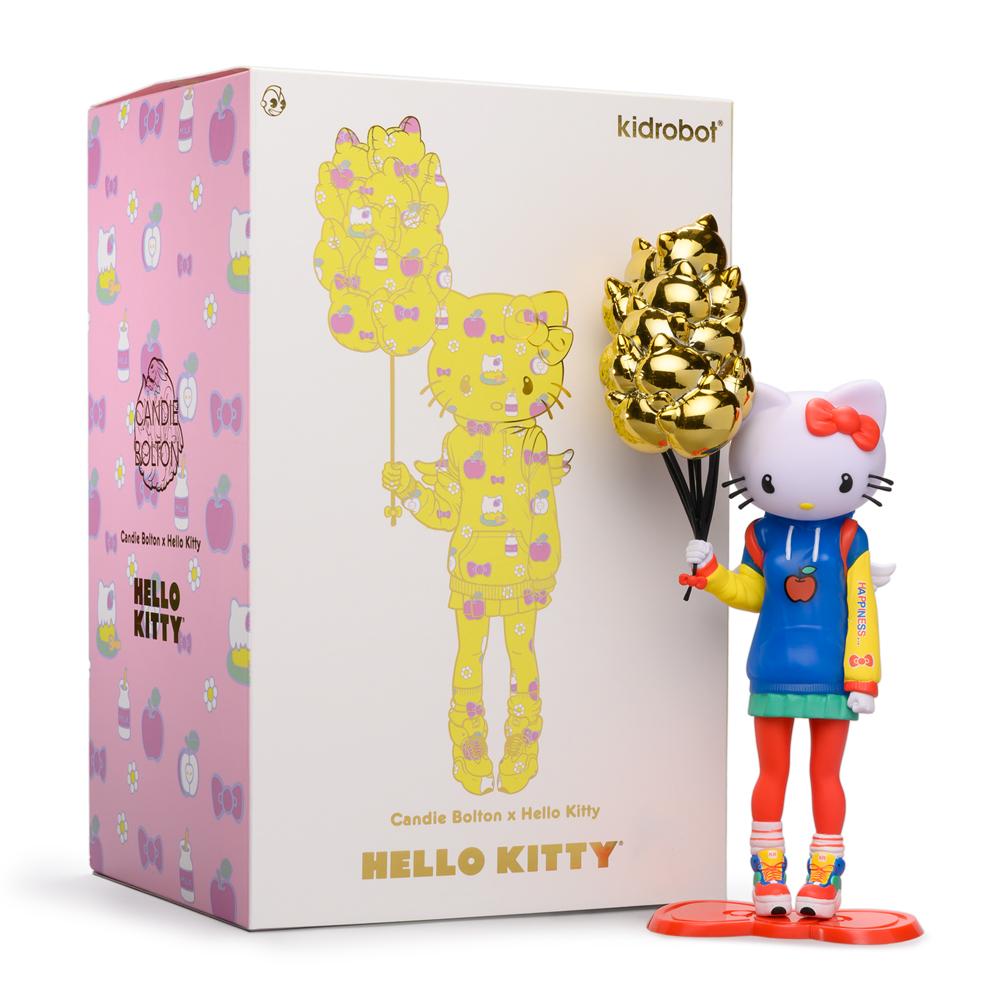 Kidrobot - Sanrio Hello Kitty 9" Art Figure by Candie Bolton - Nostalgia Variant - Collectors Row Inc.