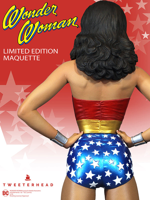 Wonder Woman EXCLUSIVE Statue Lynda Carter Maquette - Collectors Row Inc.