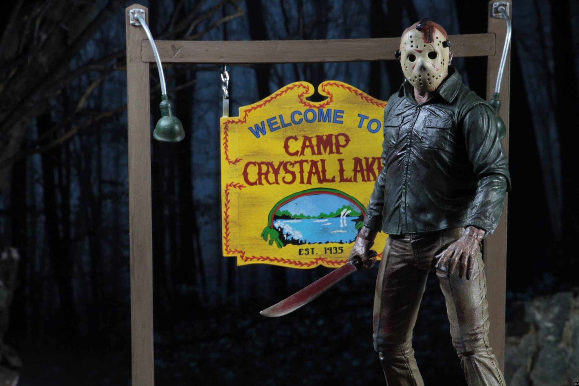 NECA Friday the 13th – Accessory Pack – Camp Crystal Lake Set - Collectors Row Inc.