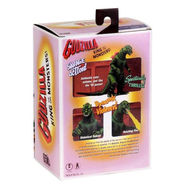 NECA Godzilla - 12&quot; Head to Tail Action Figure - 1956 Movie Poster Godzilla - Collectors Row Inc.