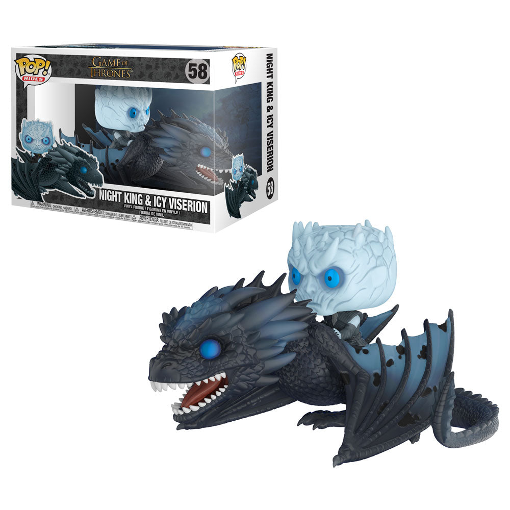 Funko Pop Rides: Game of Thrones-Night King on Dragon Collectible Figure - Collectors Row Inc.