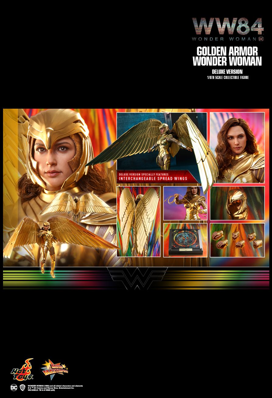 Wonder Woman 1984 Golden Armor Deluxe 1/6 Scale Figure