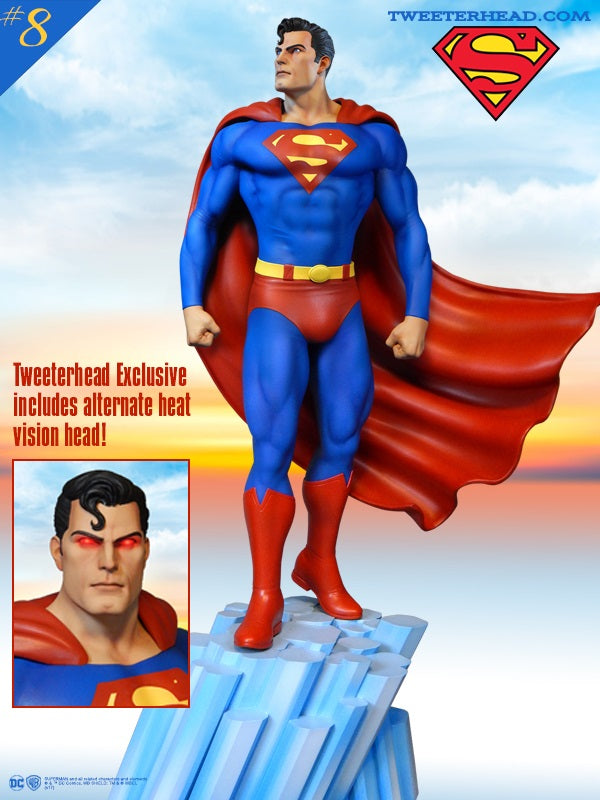 Tweeterhead Superman Super Powers Collection Maquette - Collectors Row Inc.