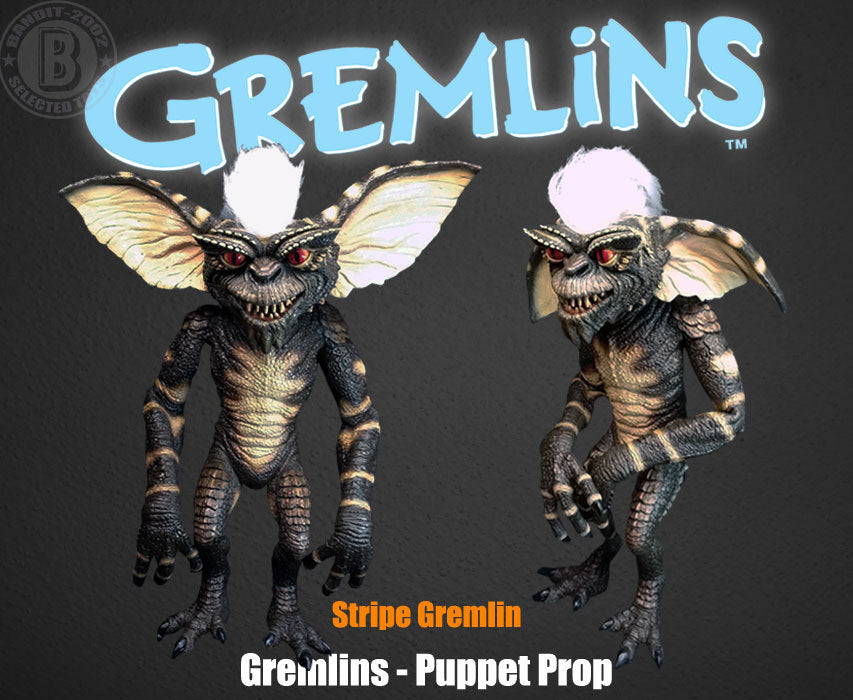 Evil Stripe Gremlins Puppet Prop by Trick or Treat Studios - Collectors Row Inc.