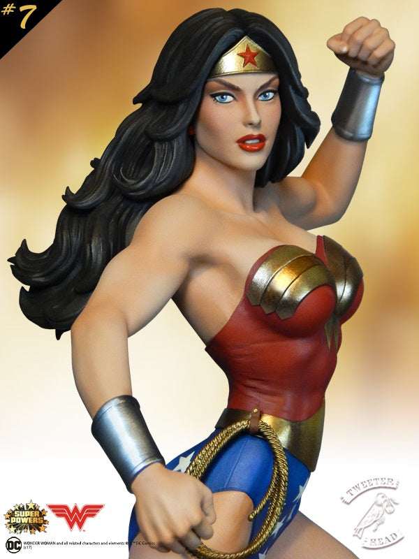 Tweeterhead Wonder Woman Super Powers Maquette EXCLUSIVE Edition DC Statue - Collectors Row Inc.