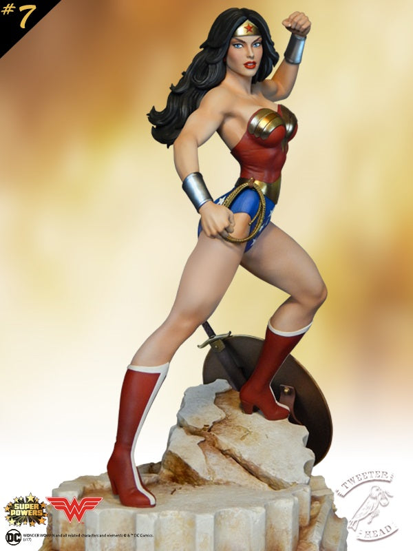 Tweeterhead Wonder Woman Super Powers Maquette EXCLUSIVE Edition DC Statue - Collectors Row Inc.