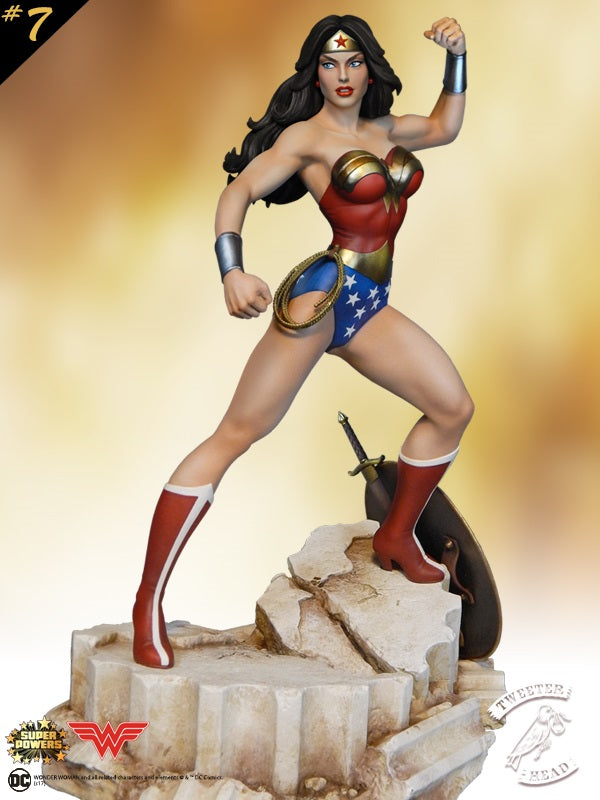 Tweeterhead Wonder Woman Super Powers Maquette EXCLUSIVE Edition DC Statue - Collectors Row Inc.