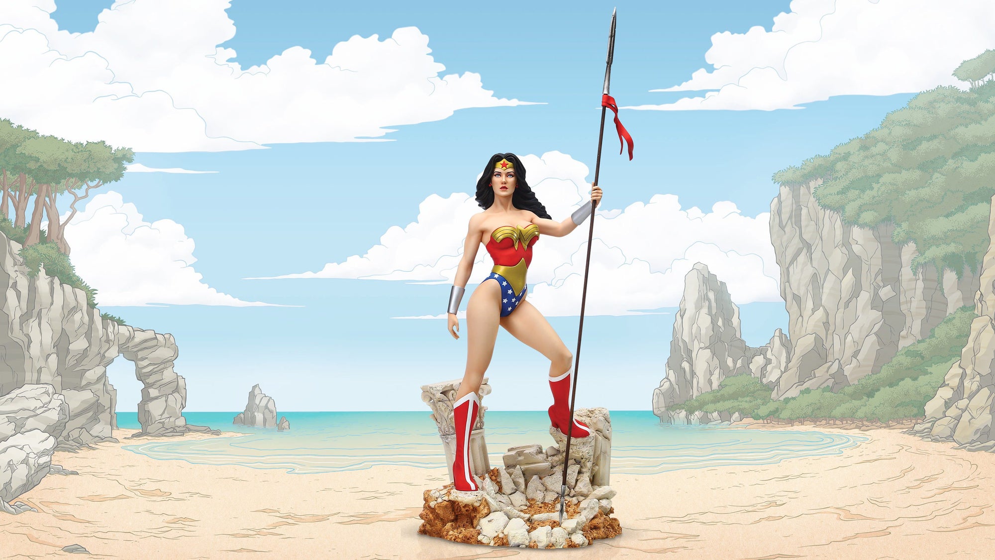 Wonder Woman DC Comics 1/6 Scale Statue by Grand Jester Studios - Collectors Row Inc.