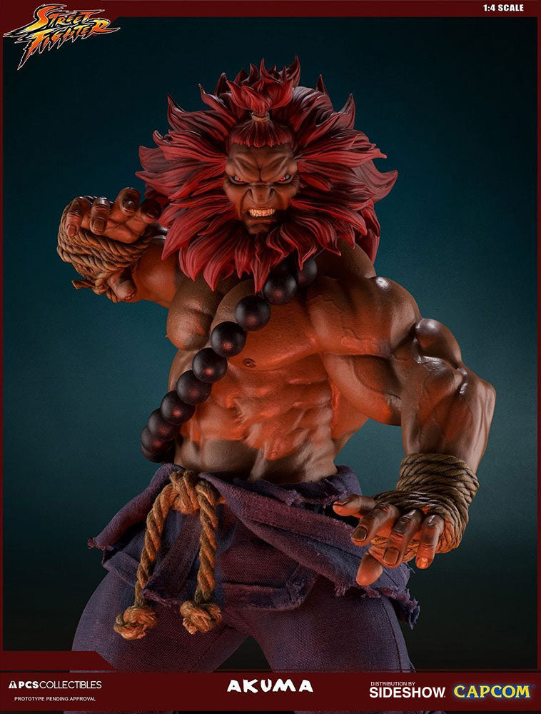 Akuma Street Fighter Statue 10 Year by PCS Pop Culture Shock - Collectors Row Inc.
