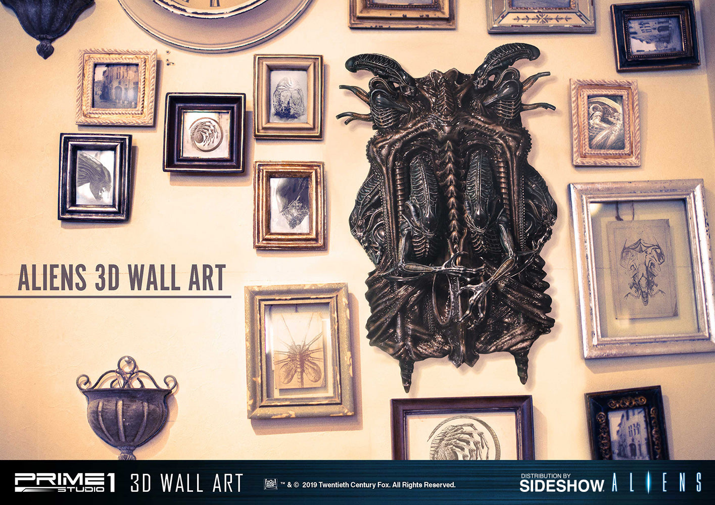 Aliens 3D Wall Art Giger Statue by Prime 1 Studio - Collectors Row Inc.